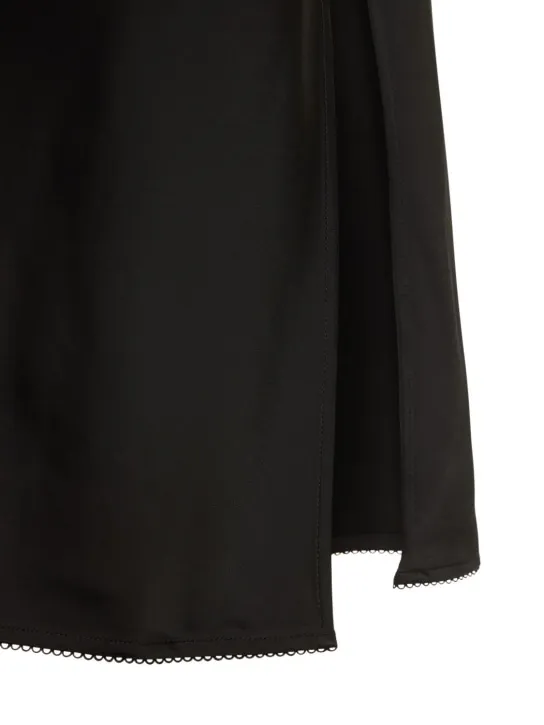 Jacquemus   La Jupe Notte stretch satin midi skirt 