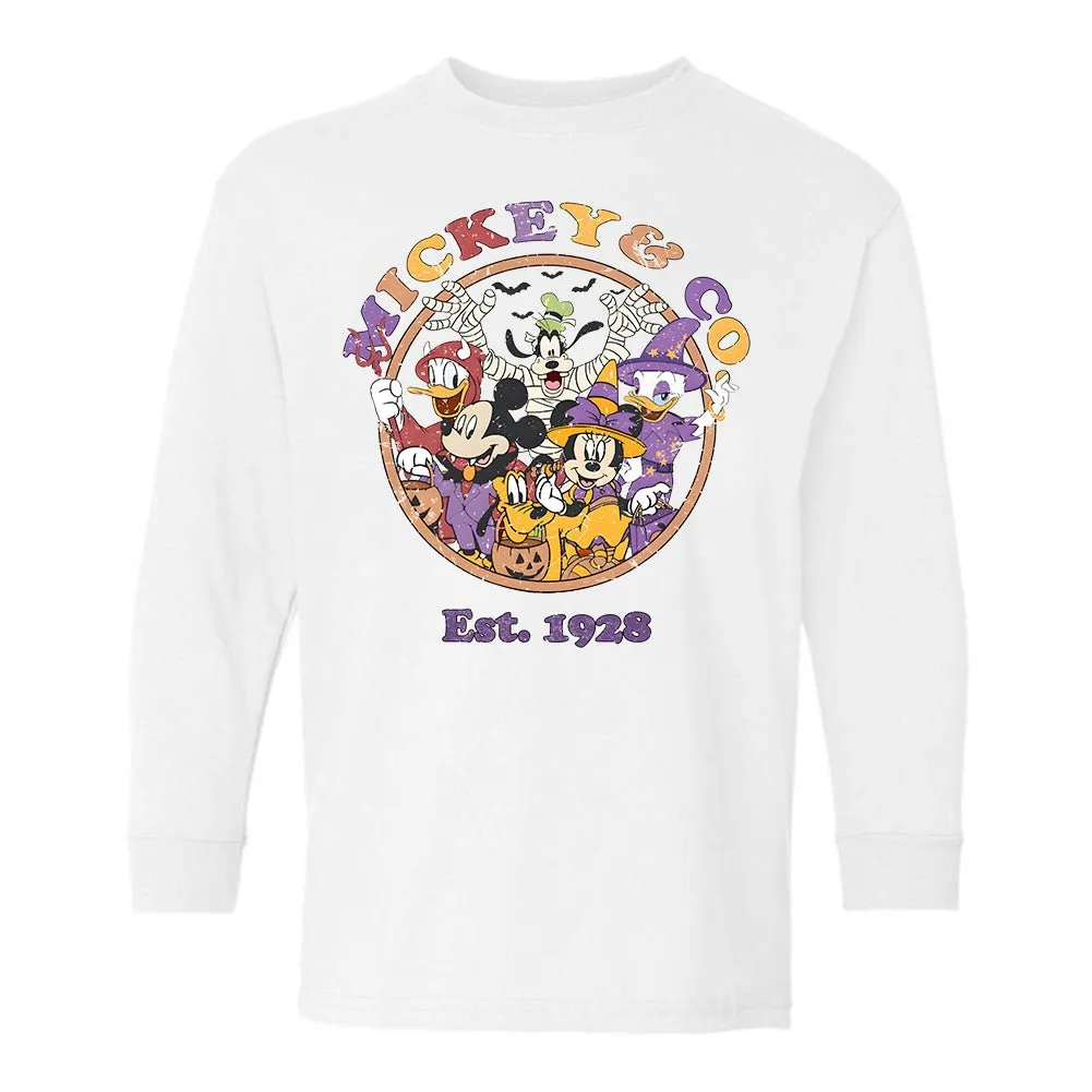 Kids 'Halloween Mickey & Co' Long Sleeve T-Shirt