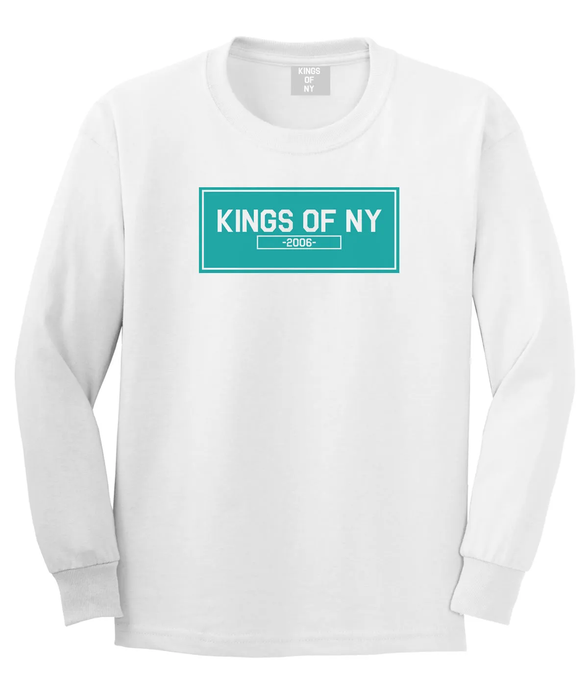 Kings Of NY 2006 FALL15 Blue Logo Long Sleeve T-Shirt