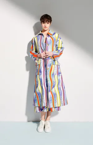 Klara Trench Coat Stripes