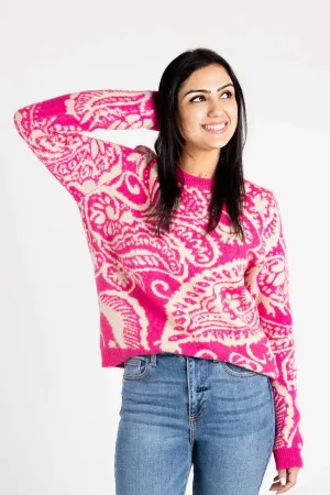 Looking Good in Paisley Sweater