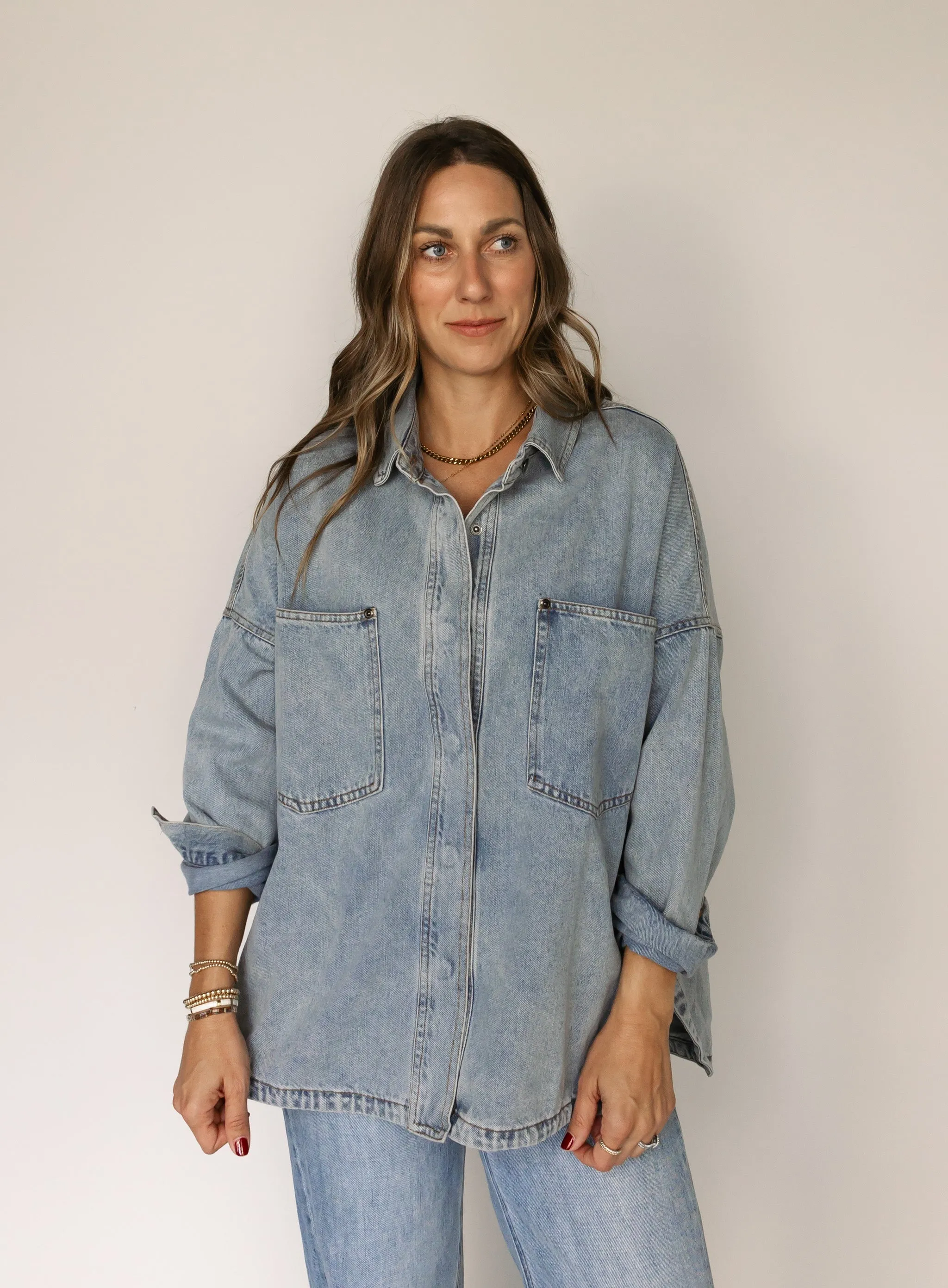 Macy Denim Shacket