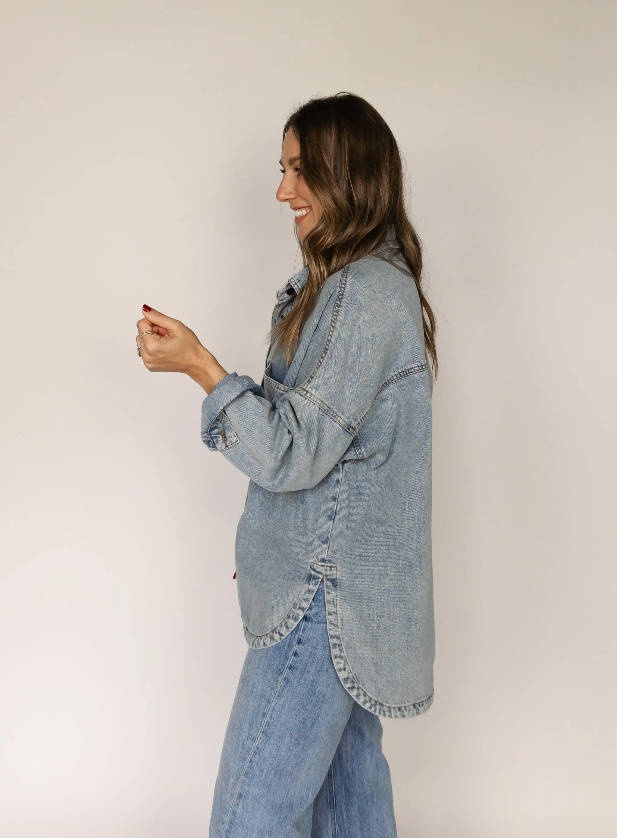 Macy Denim Shacket