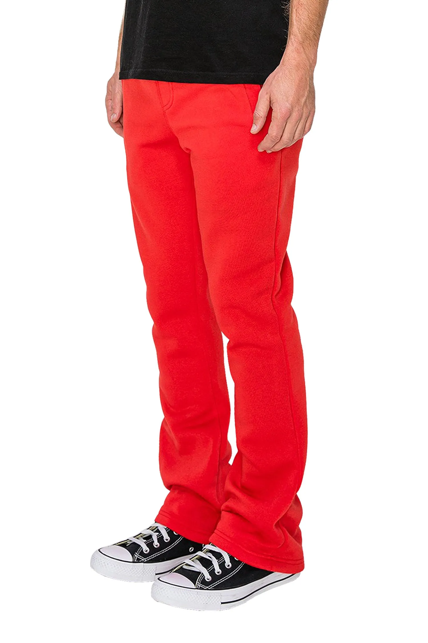 Men's Essential Flared Fleece Sweatpants