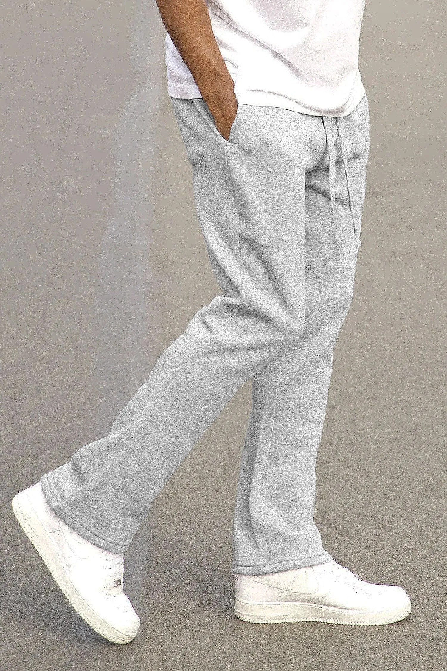 Men's Essential Flared Fleece Sweatpants