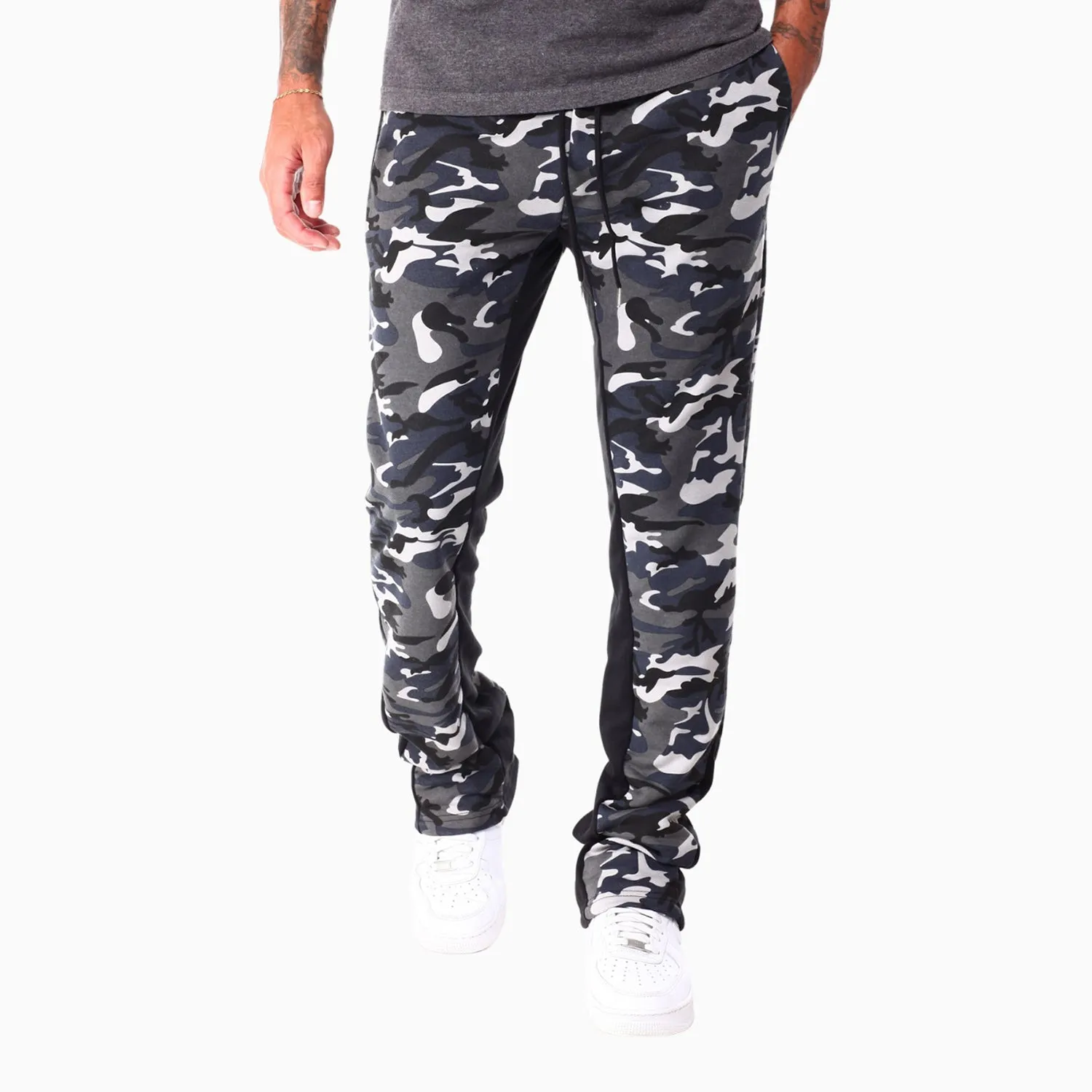 Mens French Terry Stacked Sweat Pant