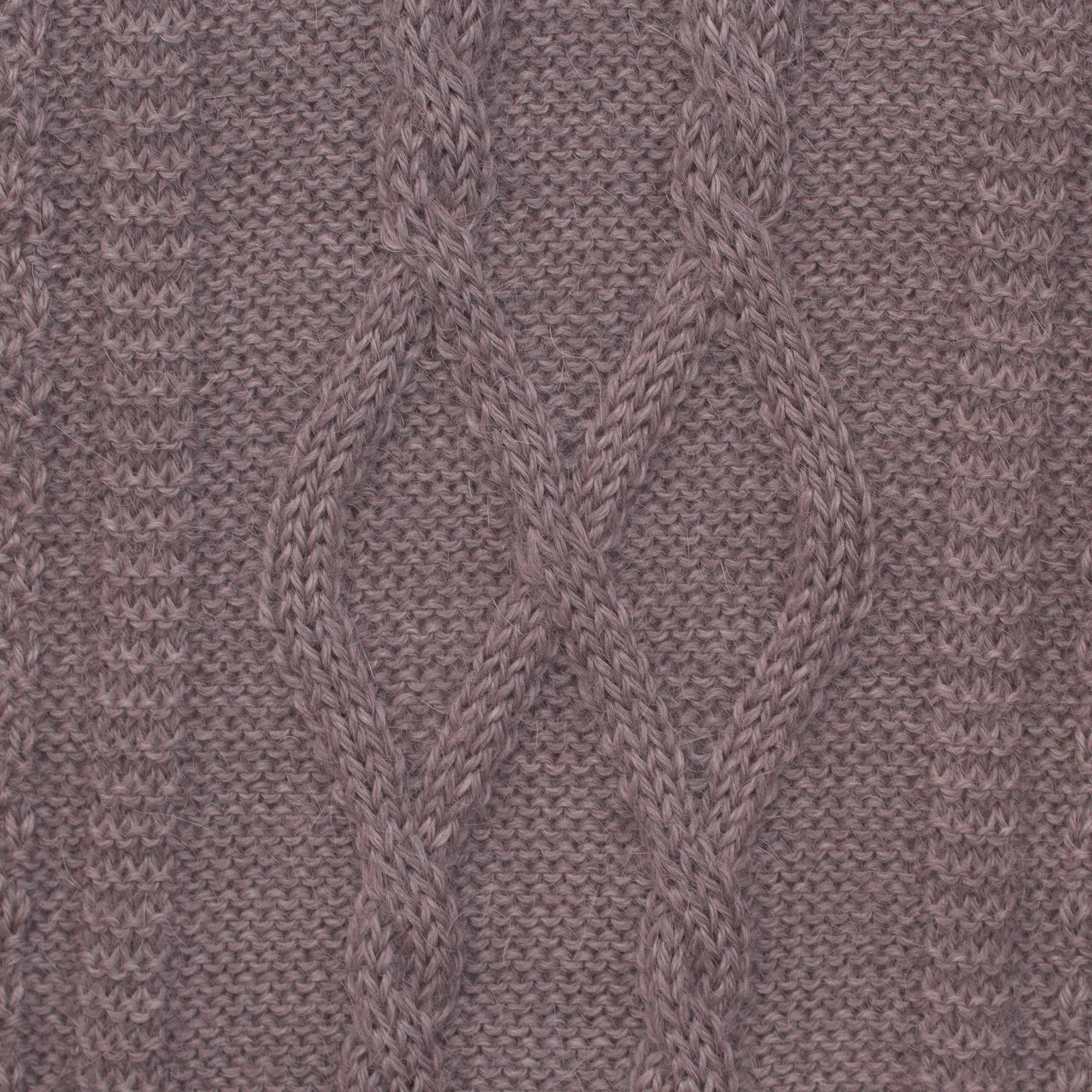 Men's Knit 100% Alpaca Pullover in Dusty Lavender from Peru - Dusty Lavender Style | NOVICA