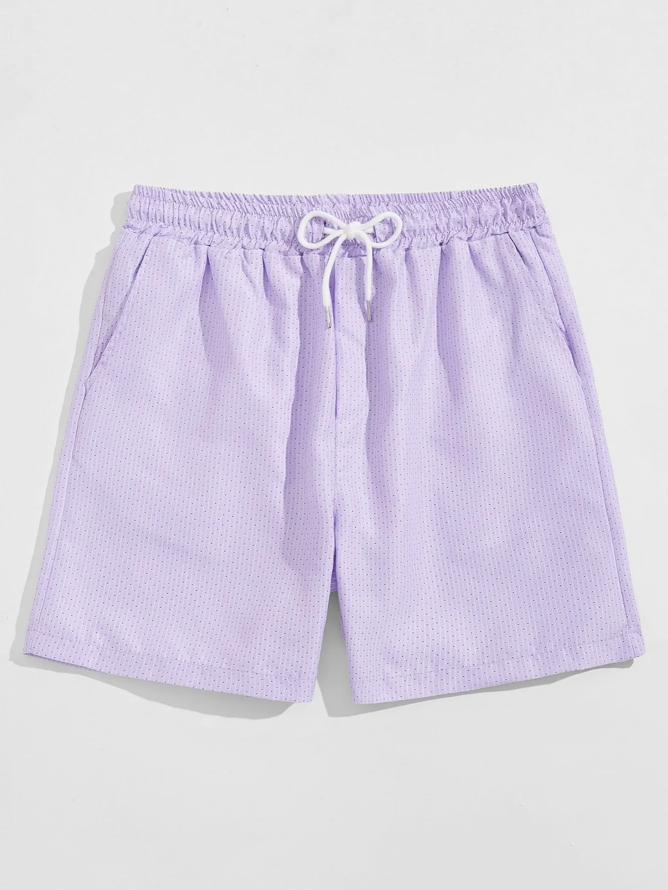 Men's Purple Belt Board Shorts Sweatpants