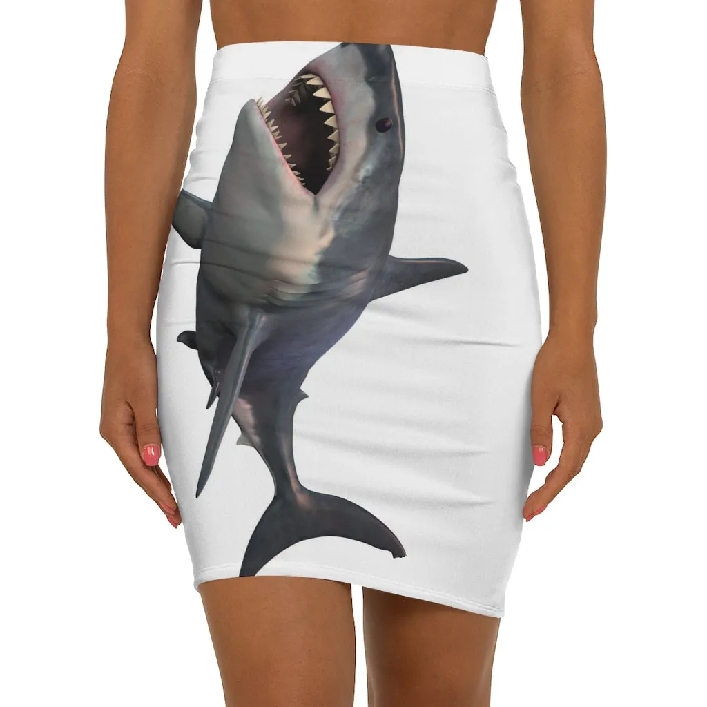 Mini Skirt AL BLUE DESIGNED LAND SHARK 2