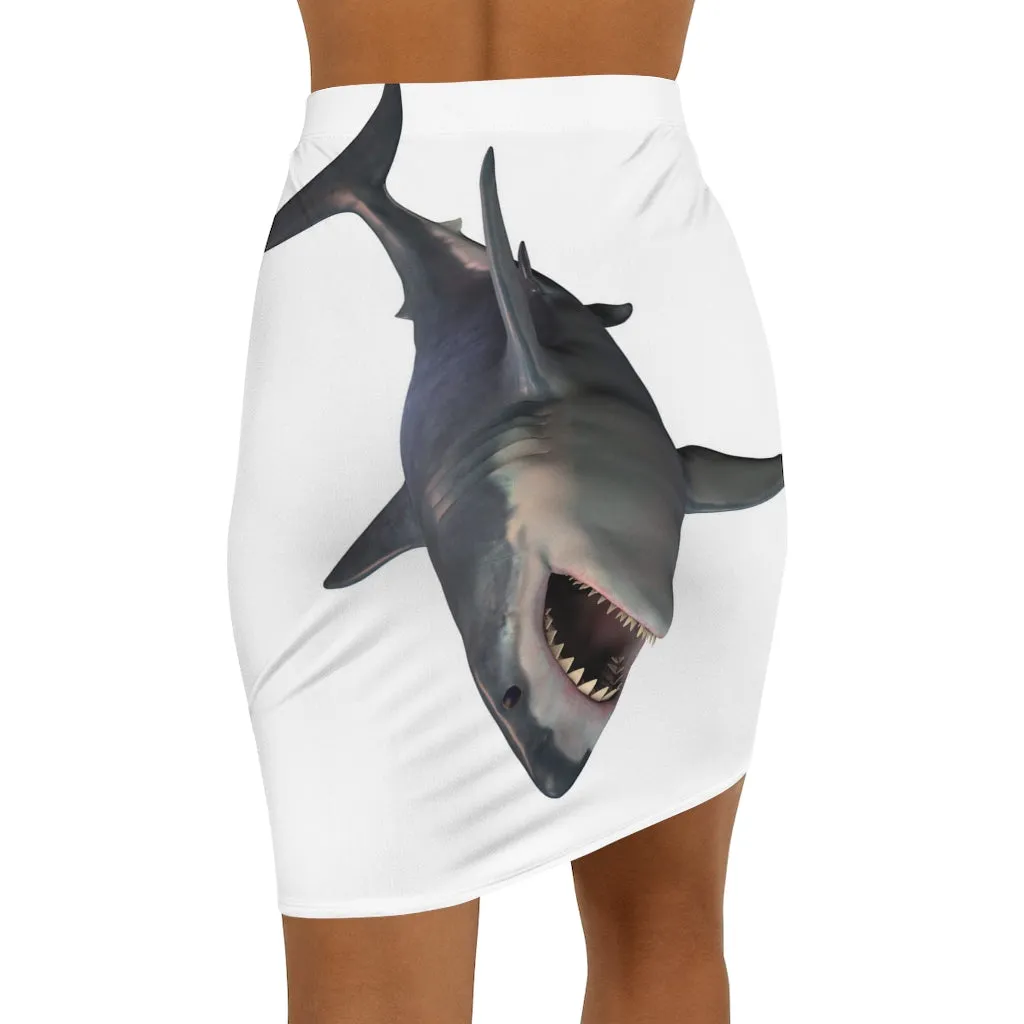 Mini Skirt AL BLUE DESIGNED LAND SHARK 2