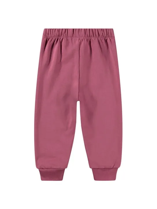 Molo   Printed organic cotton sweatpants 