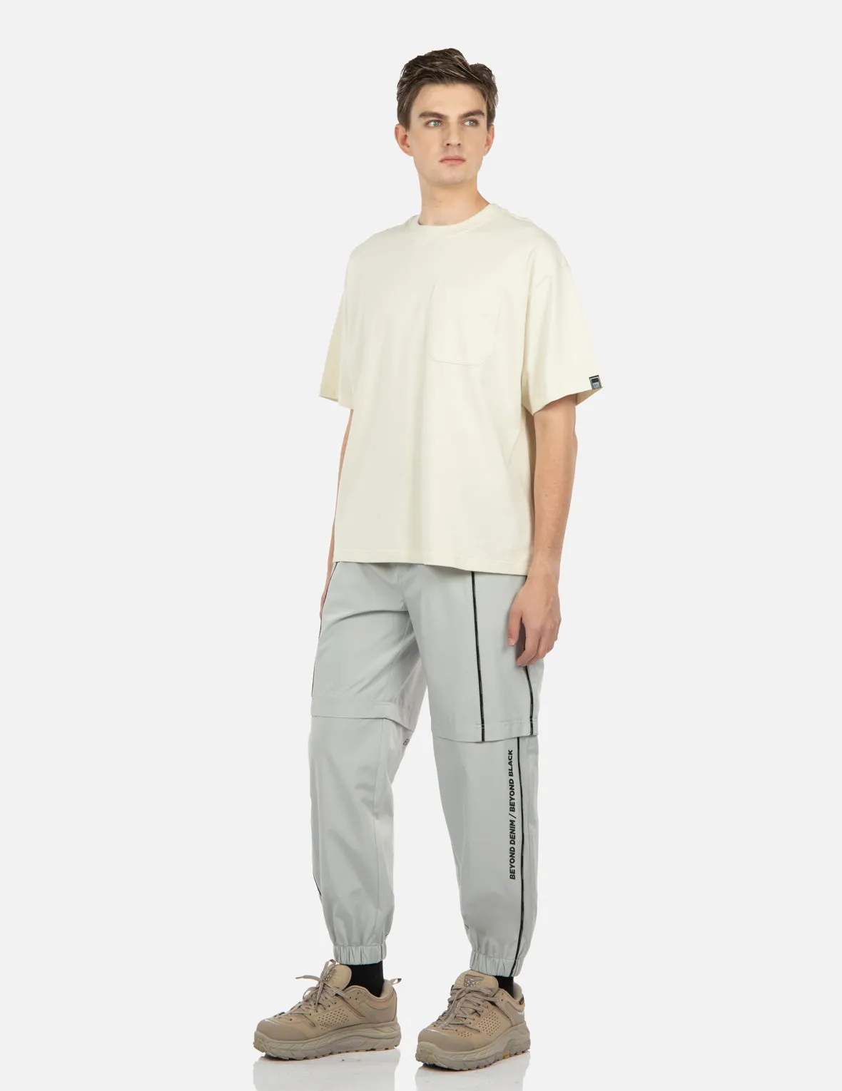 Moving Seagull Print Sweatpants