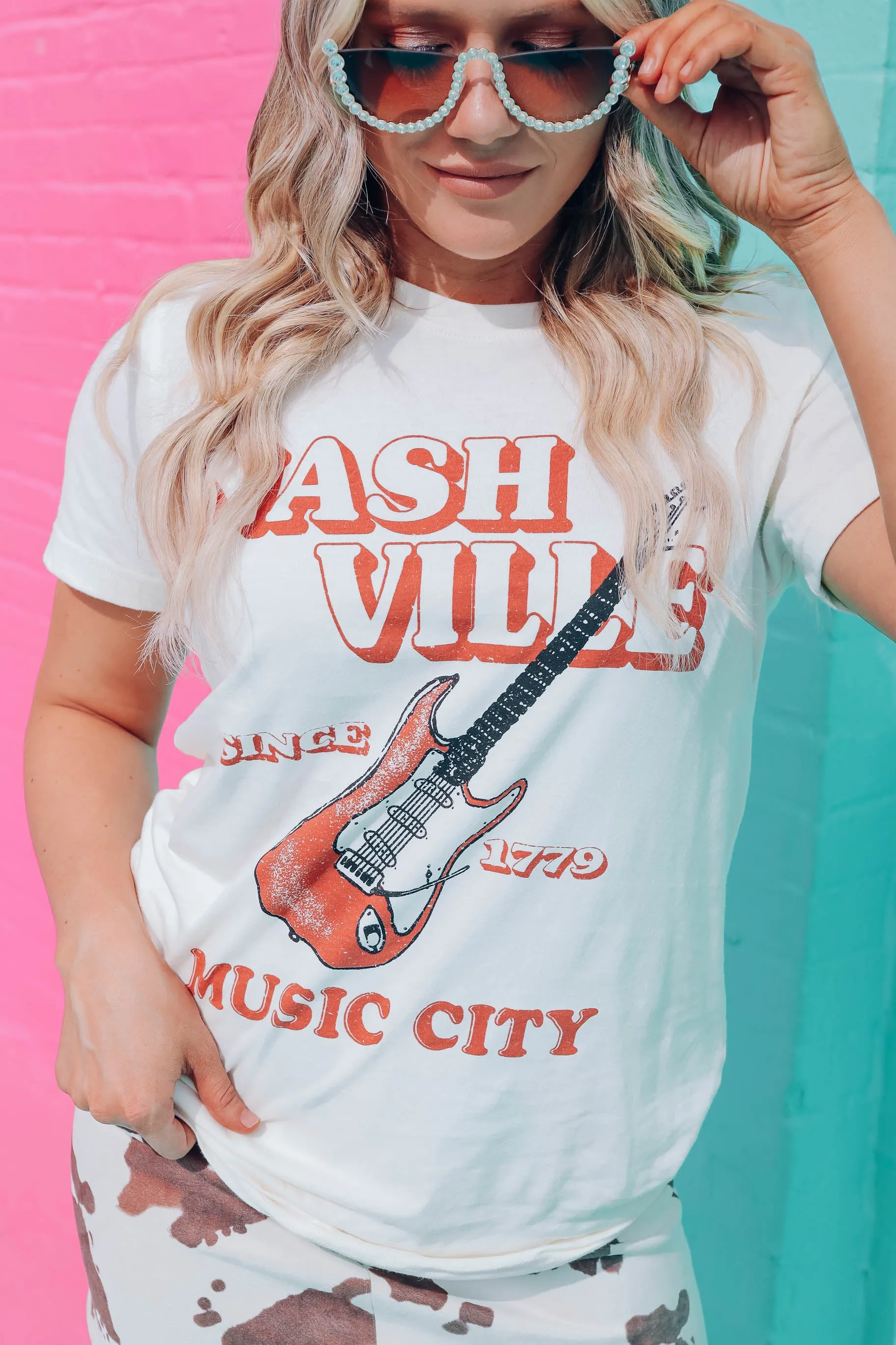 Nashville Music City Graphic Tee