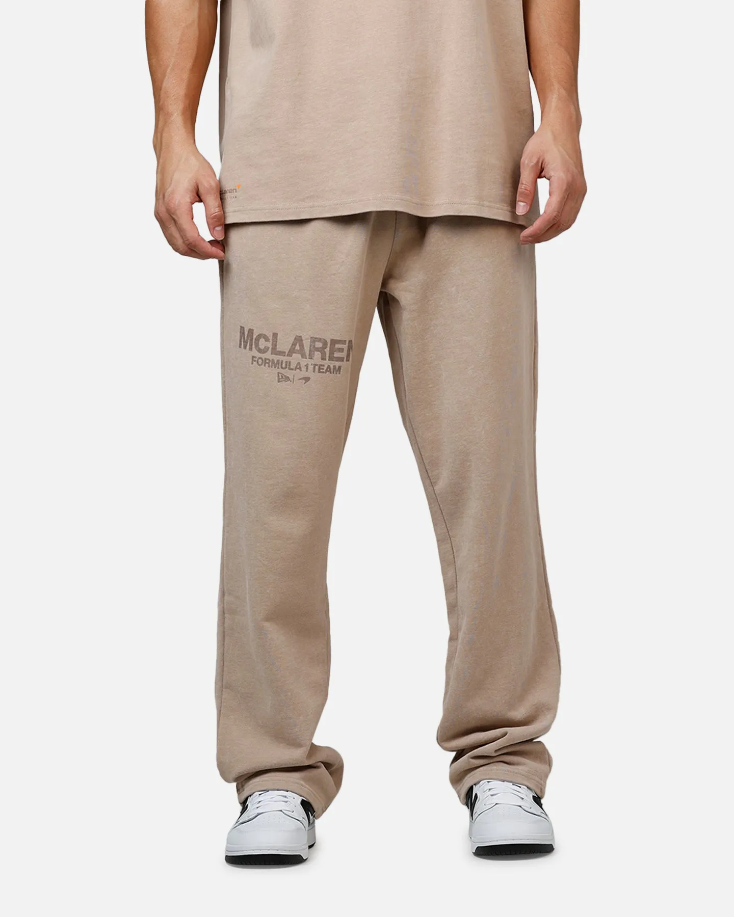 New Era X Mclaren Sweat Pants Taupe