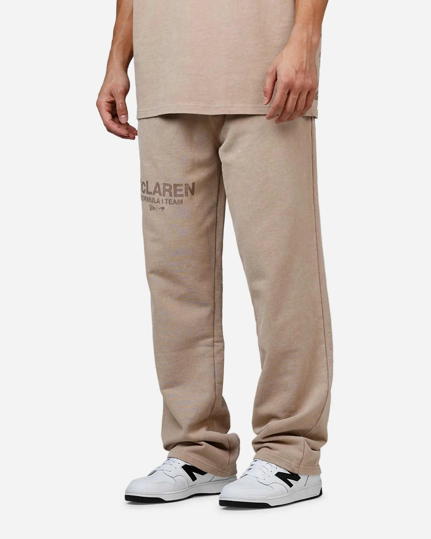 New Era X Mclaren Sweat Pants Taupe