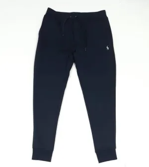 Nwt Polo Ralph Lauren Navy Double Knit Pony Joggers