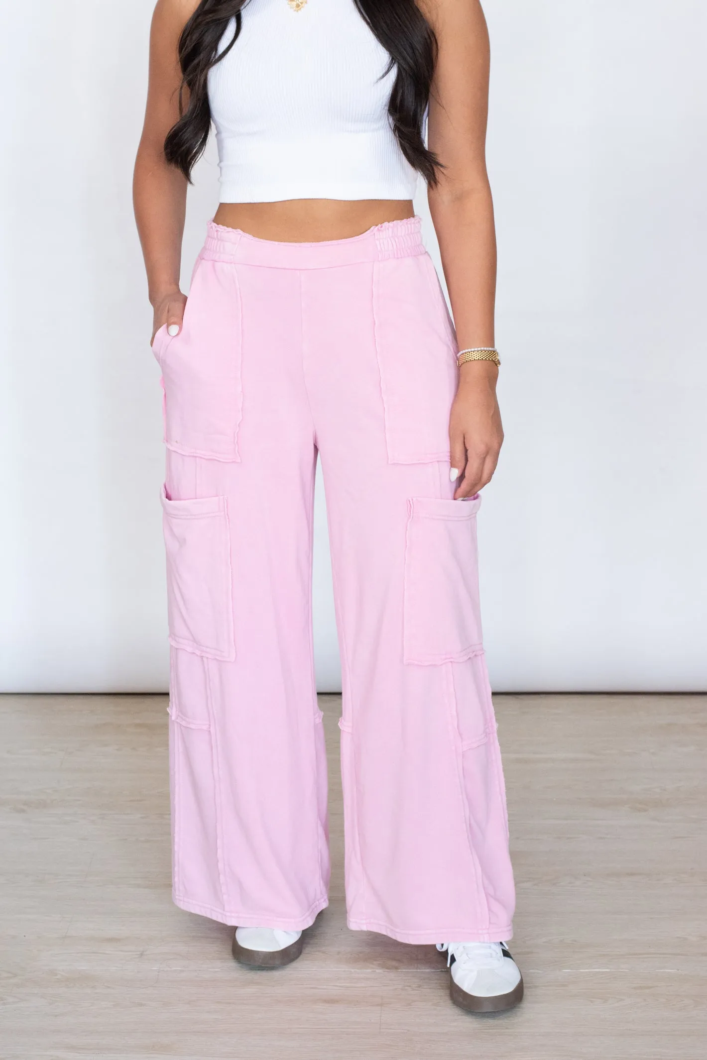 On The Move Oversized Sweatpants- 2 Colors