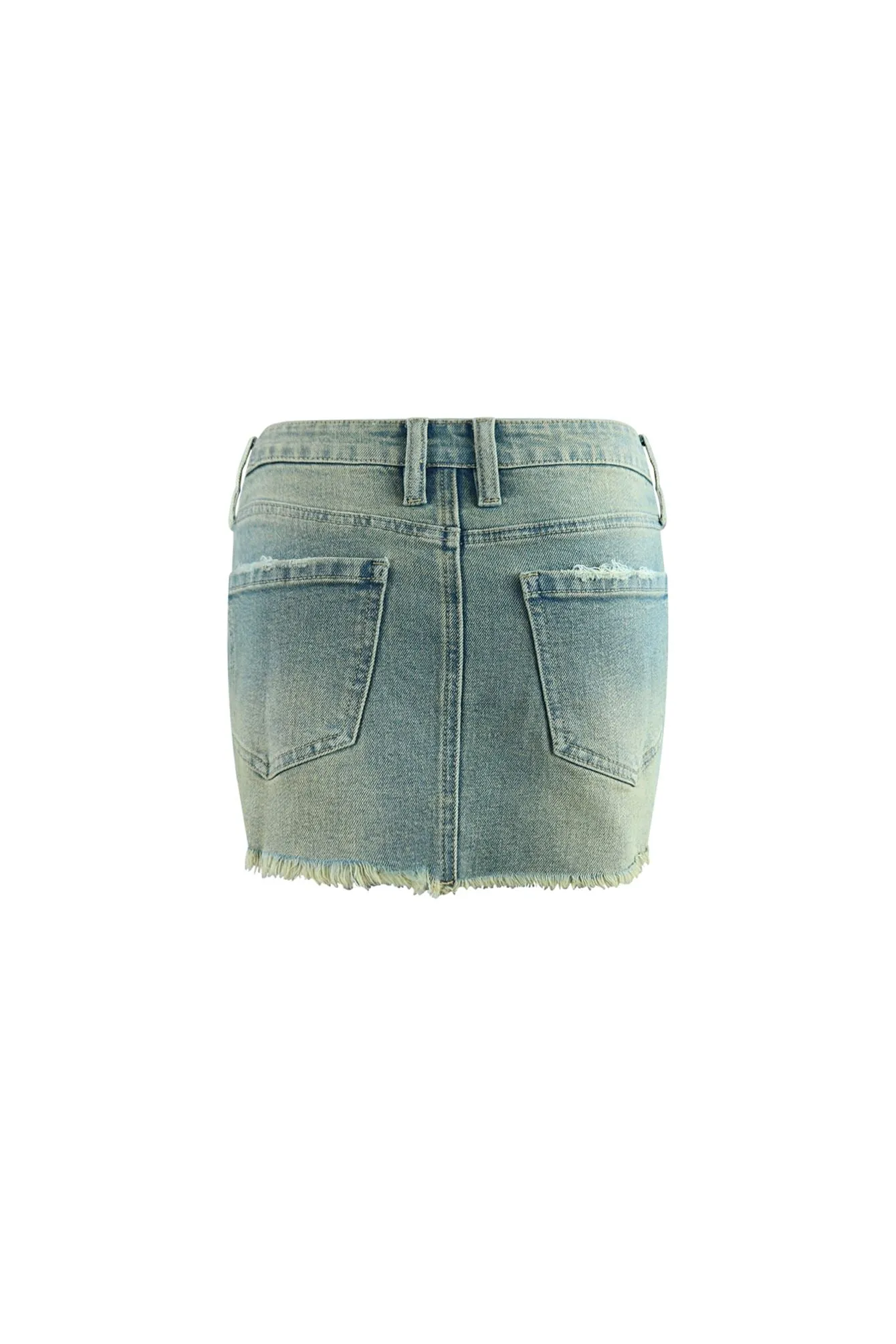 Only The Young Denim Mini Skirt