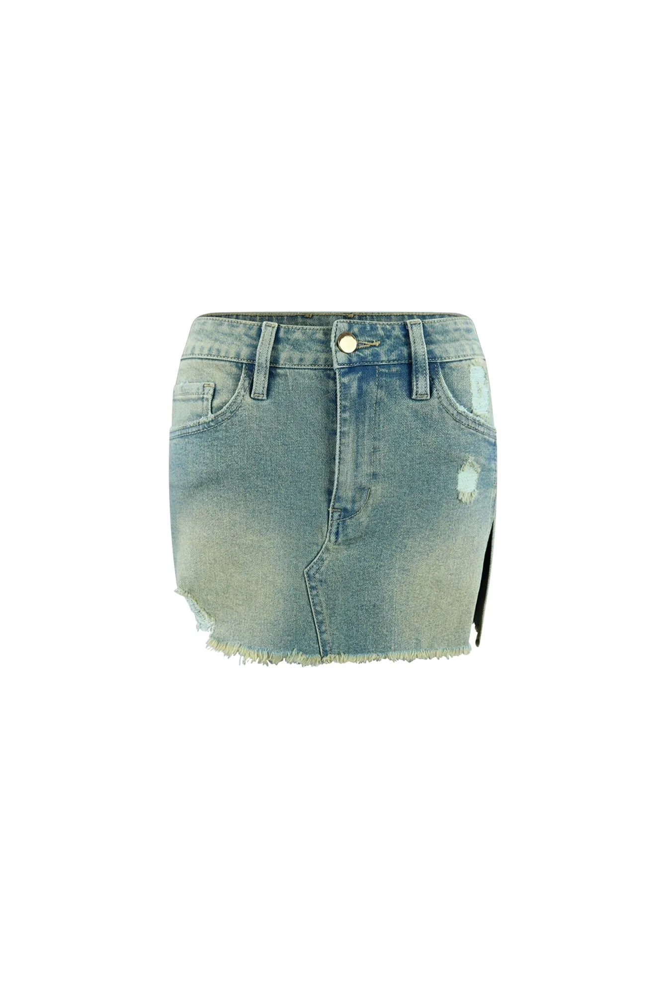 Only The Young Denim Mini Skirt