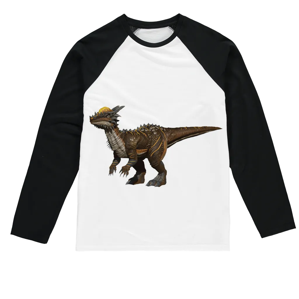 Pachycephalosaurus Sublimation Baseball Long Sleeve T-Shirt