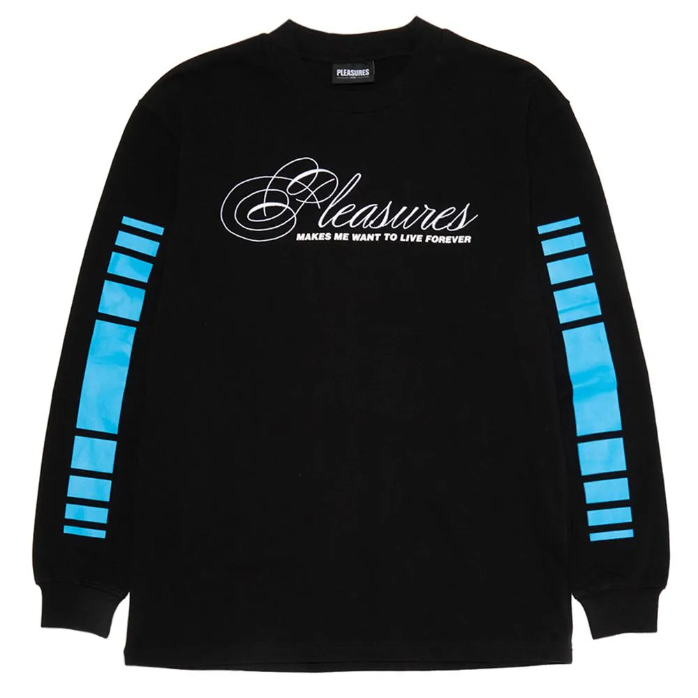 Pleasures Live Forever Premium Long Sleeve T-Shirt / Black