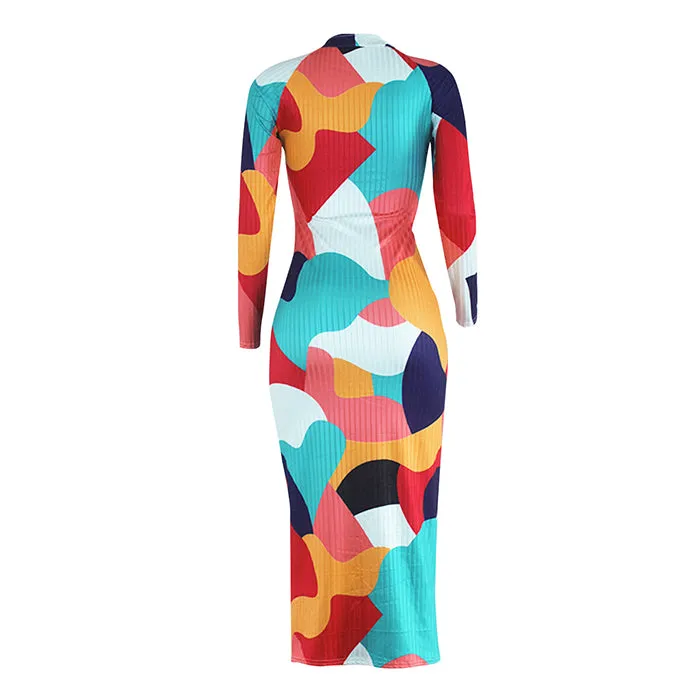 Plus Size Casual Bodycon Dress - Culture Heaven Special