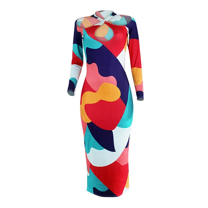 Plus Size Casual Bodycon Dress - Culture Heaven Special