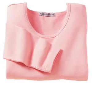 Port Authority - Ladies Long Sleeve Scoop Neck T-Shirt.  L340C