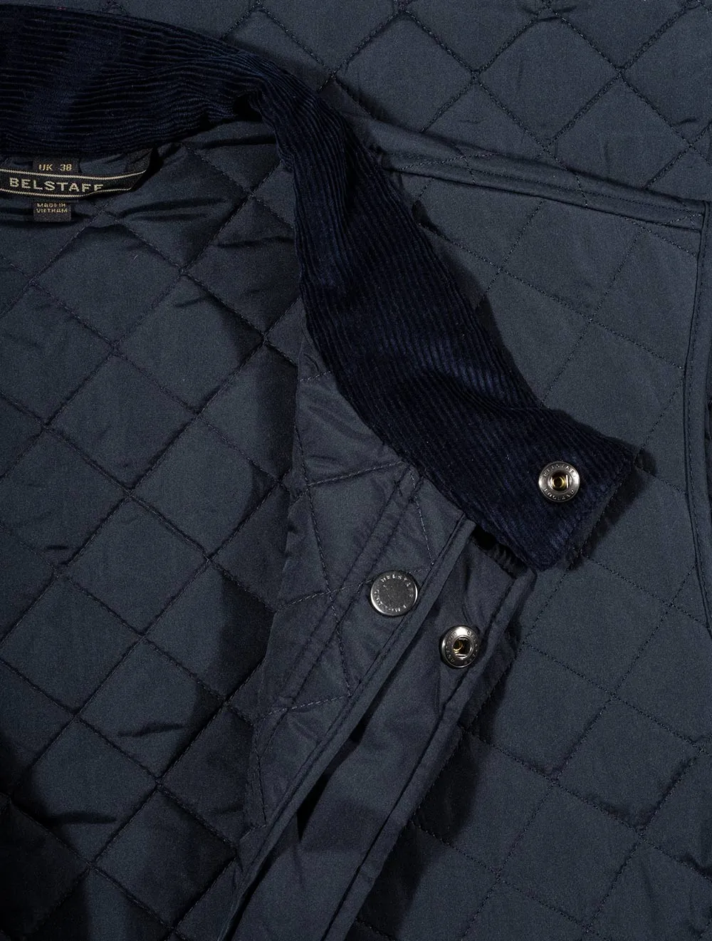 Quilted Gilet Navy