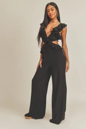 "Alfani" Ruffle Jumpsuit