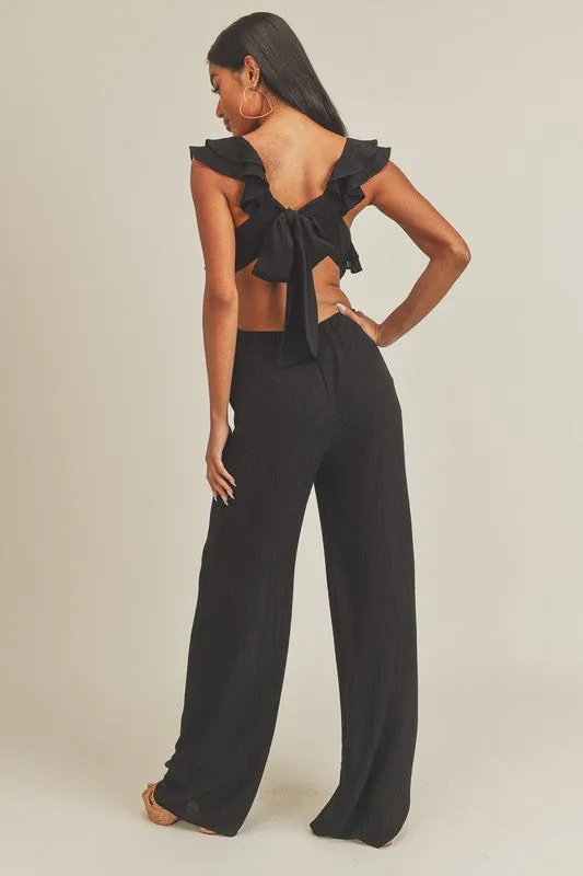 "Alfani" Ruffle Jumpsuit