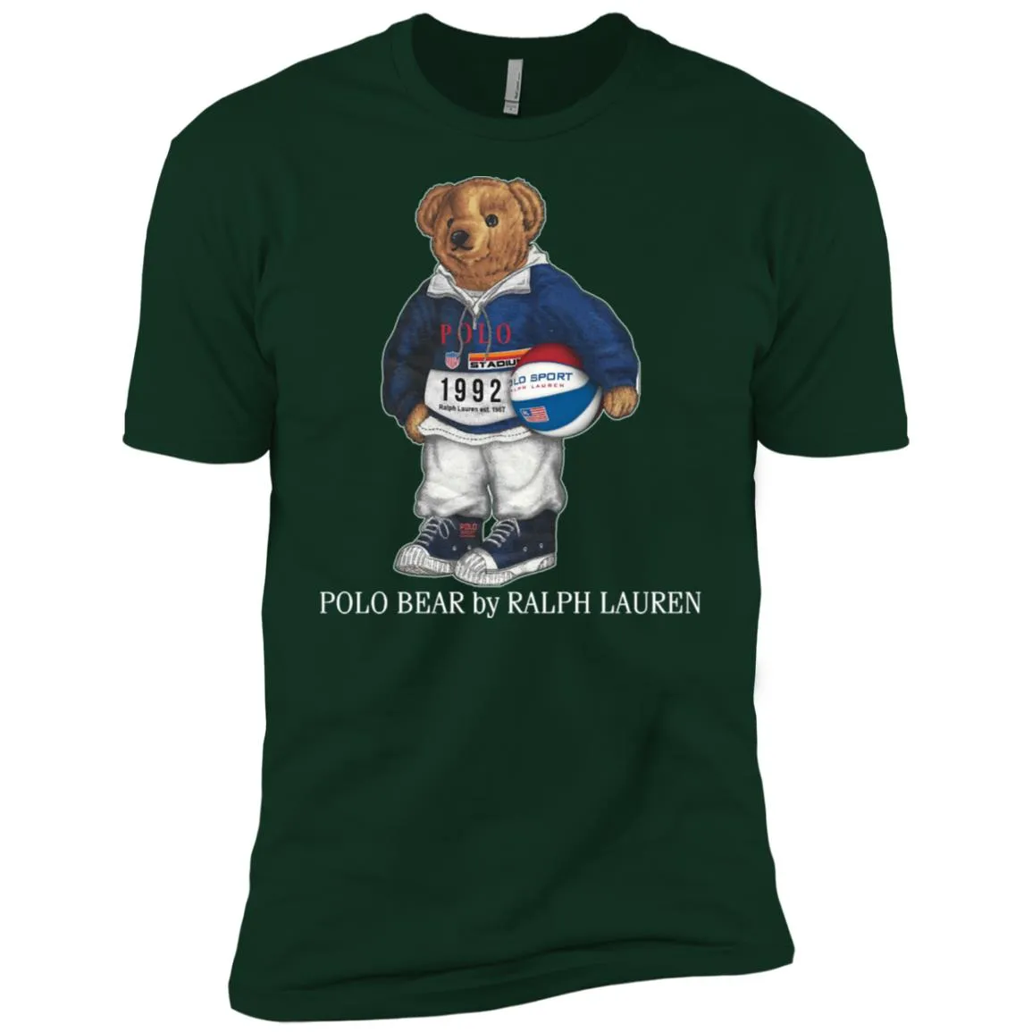 Ralph Lauren Polo Bear T-shirt Men Short Sleeve T-Shirt