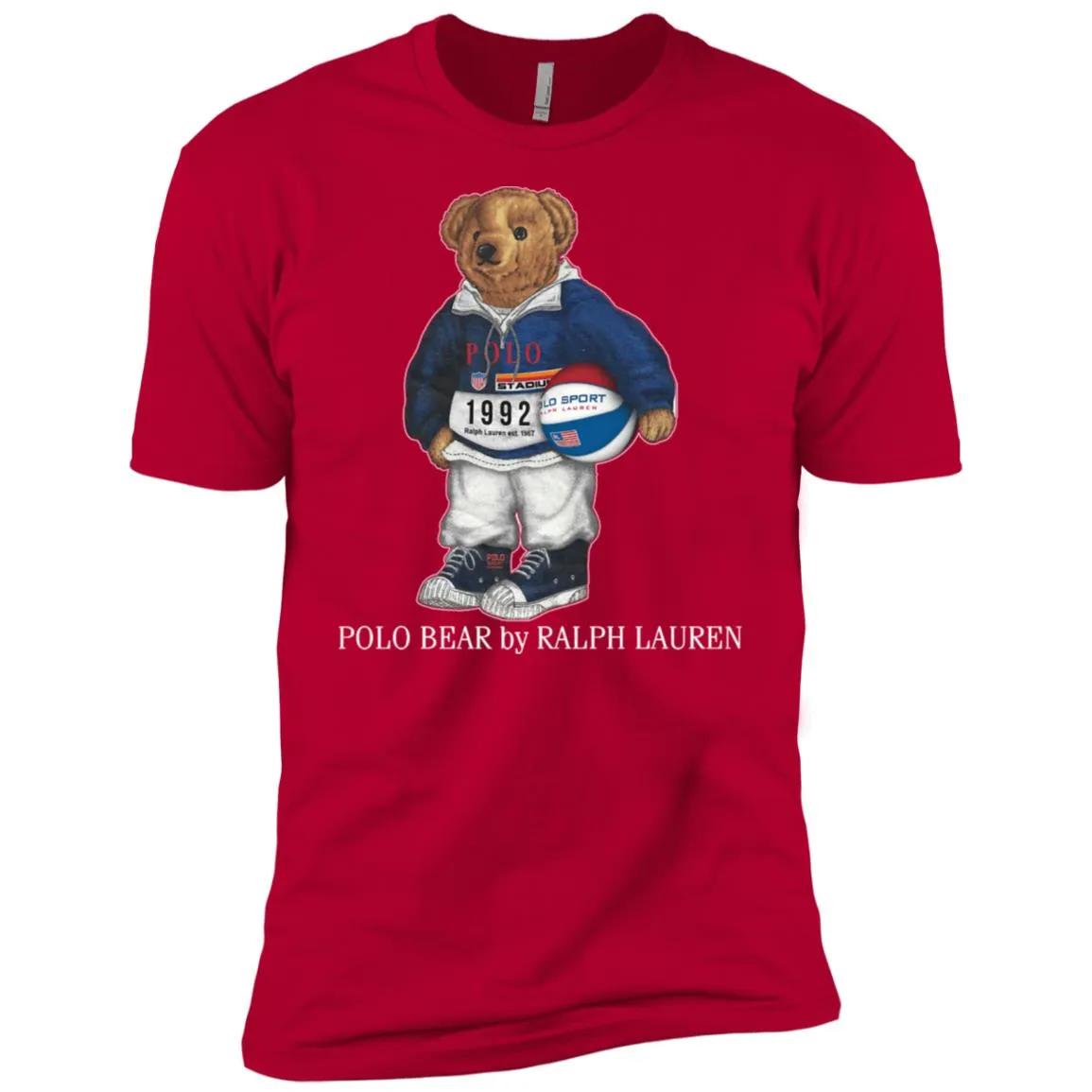 Ralph Lauren Polo Bear T-shirt Men Short Sleeve T-Shirt