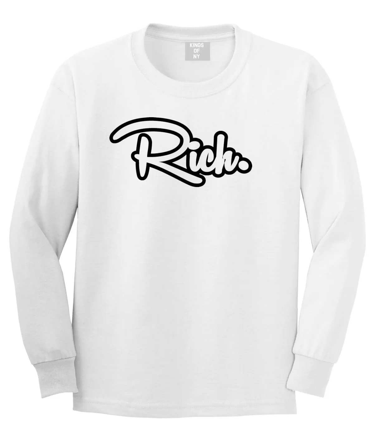 Rich Script Long Sleeve T-Shirt