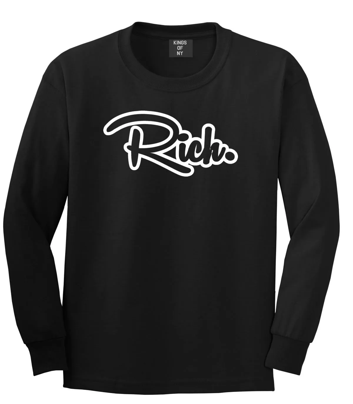 Rich Script Long Sleeve T-Shirt