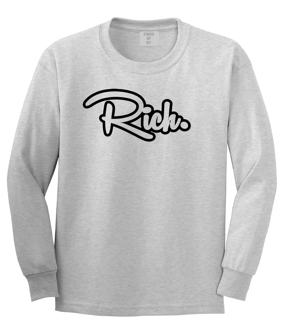 Rich Script Long Sleeve T-Shirt