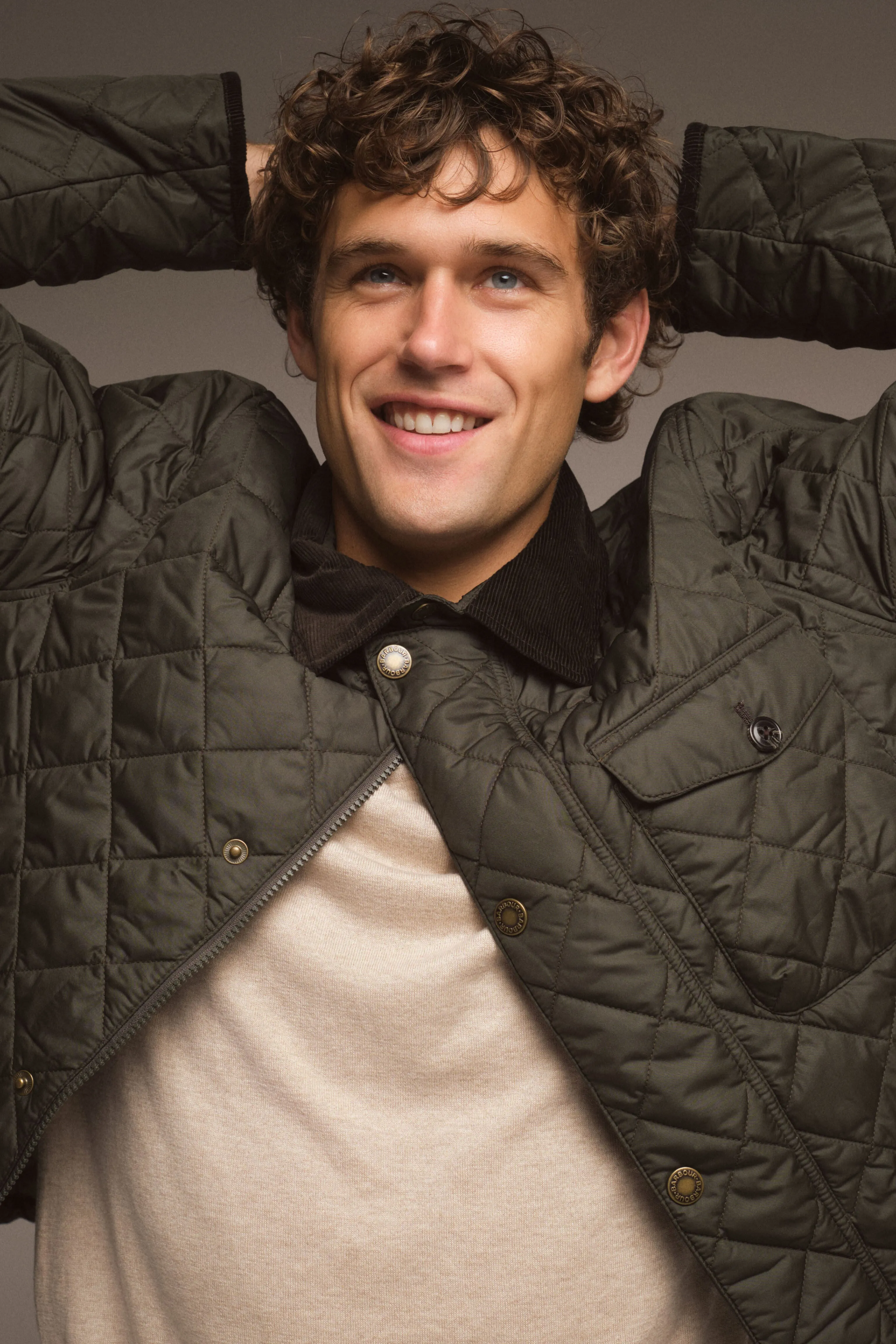 Sage Hornby Quilted Jacket