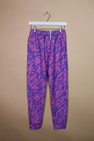 Sample#02260- Purple Static Sweatpants-S