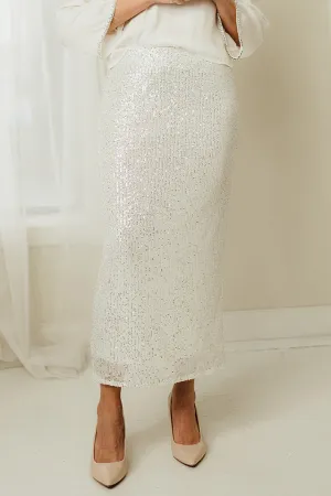 Sequin Midi Skirt