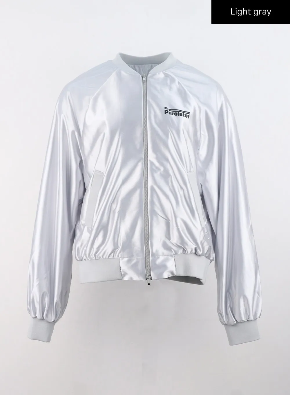 Shiny Graphic Zip Jacket CS308