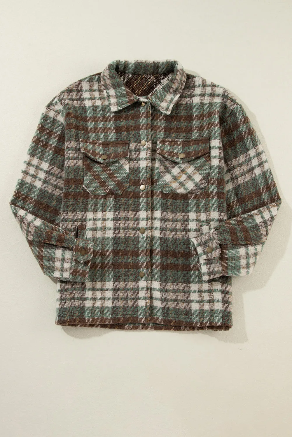 Sonya Plaid Collar Shacket