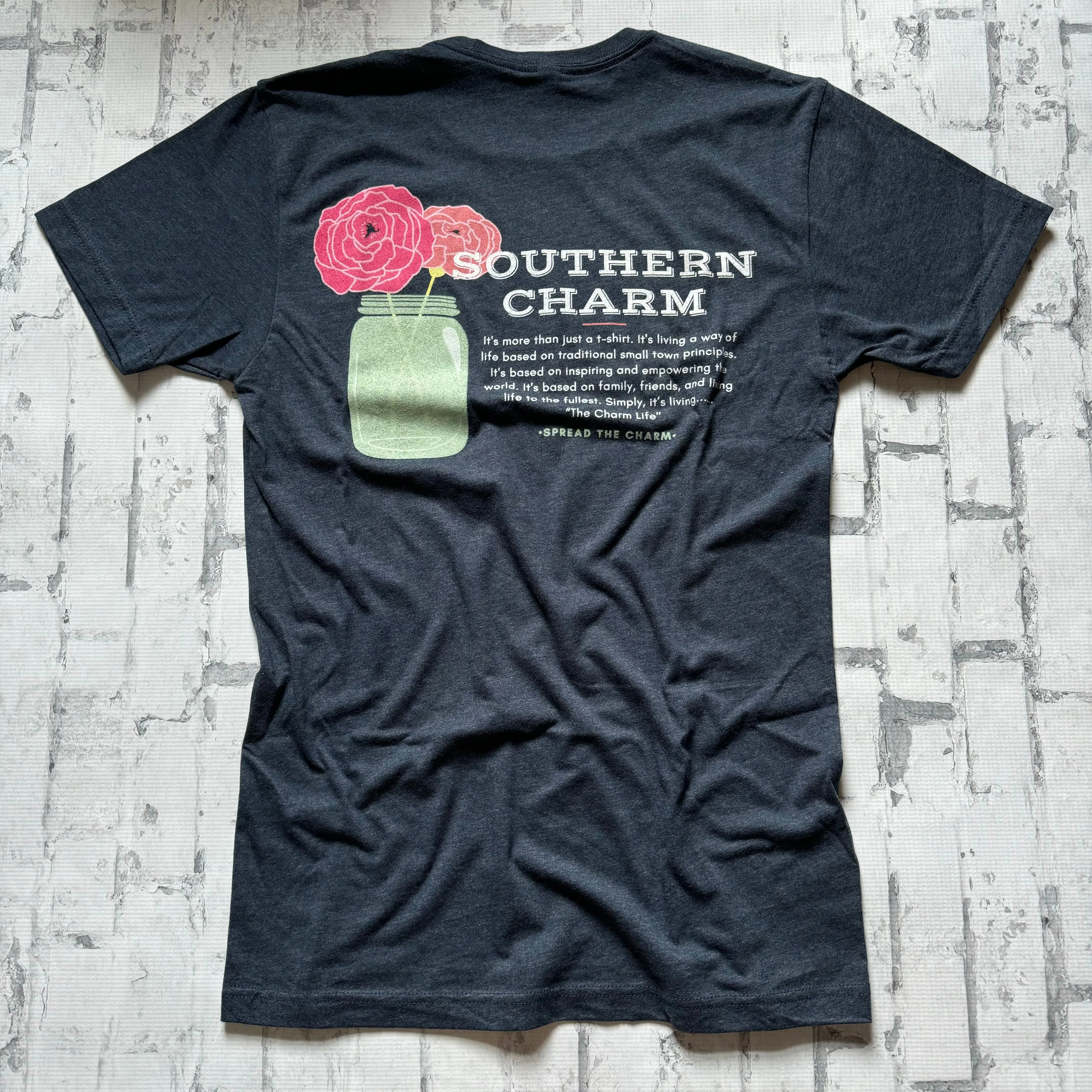 Southern Charm “Not Just A Tee” Short Sleeve T-shirt - Navy