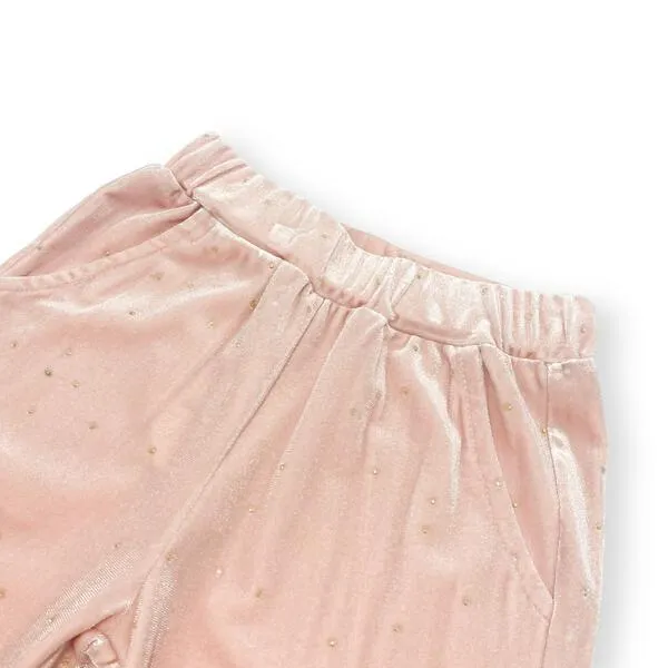 Sparkle Velvet Pink Pants