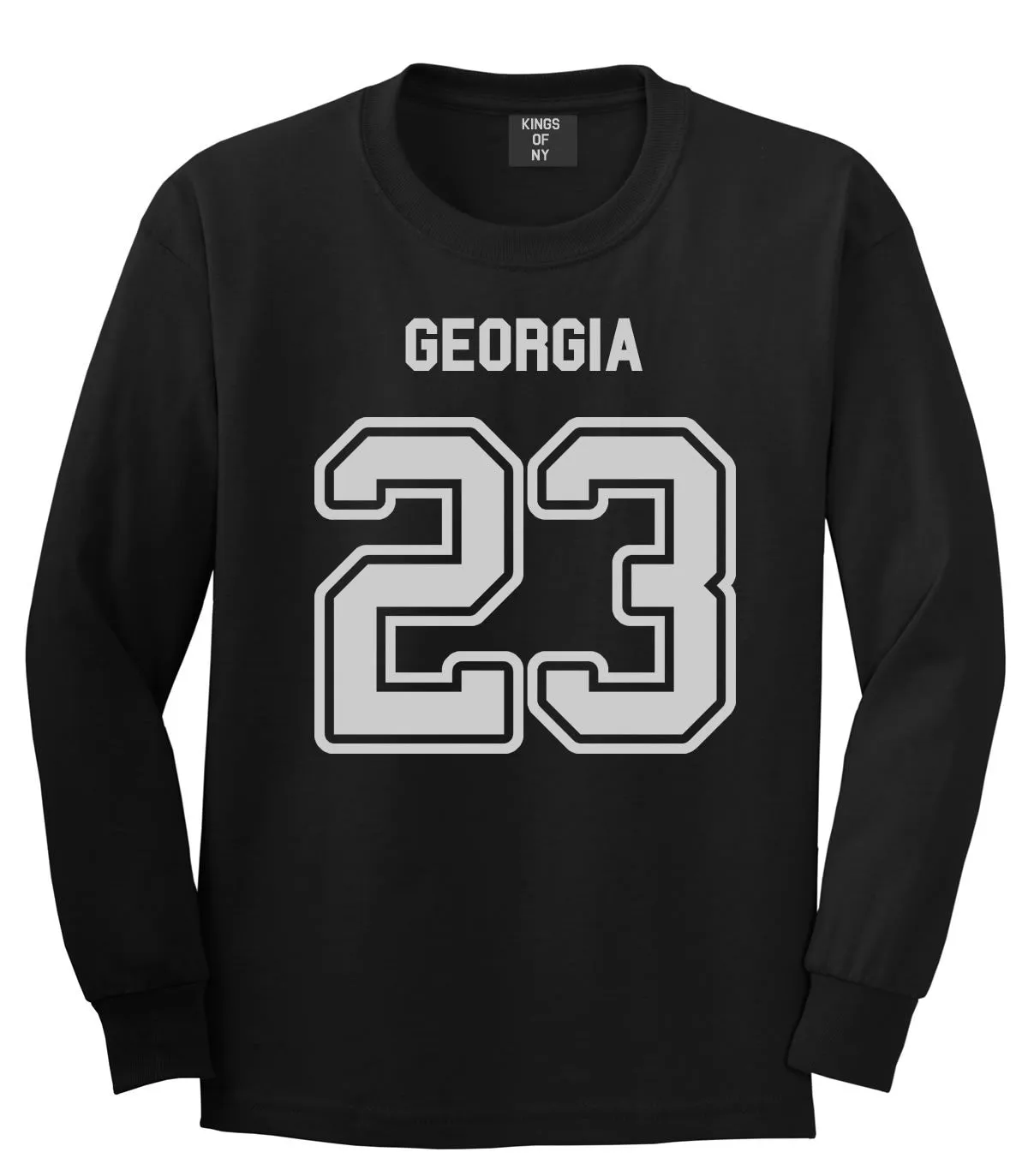 Sport Style Georgia 23 Team State Jersey Long Sleeve T-Shirt