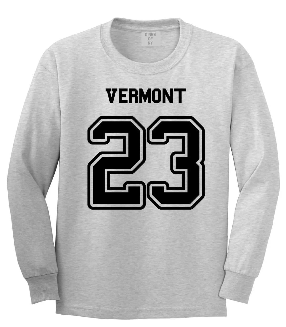 Sport Style Vermont 23 Team State Jersey Long Sleeve T-Shirt