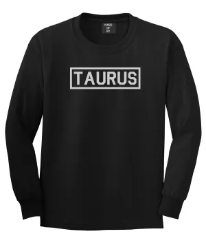 Taurus Horoscope Sign Mens Long Sleeve T-Shirt