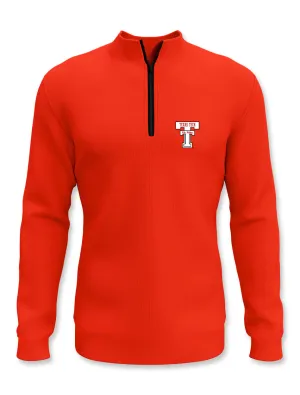 Texas Tech Dark Horse "Vintage Scoreboard" RED Quarter-Zip MEN'S Pullover