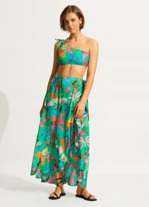 Tropica Wrap Skirt - Jade