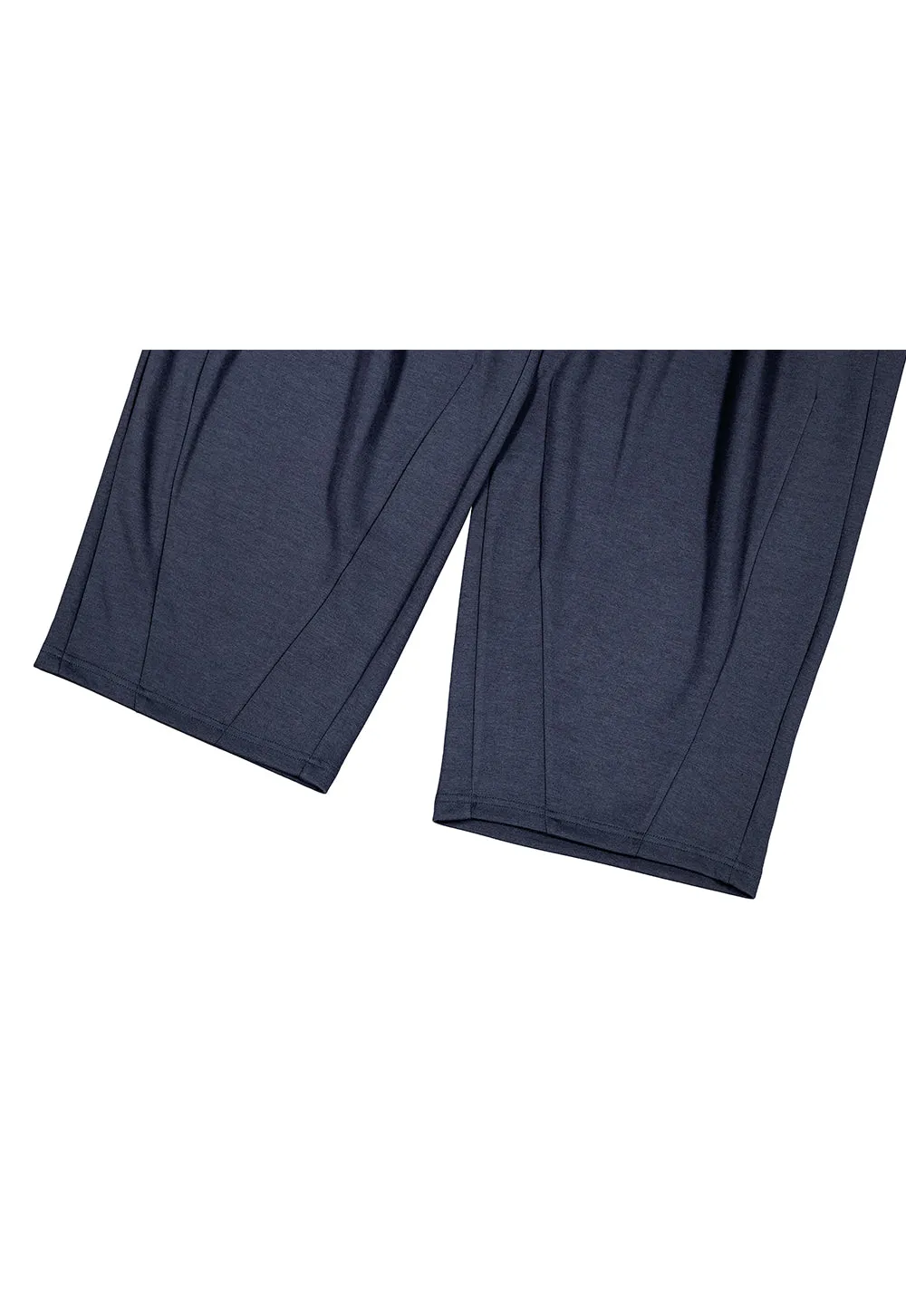 Two tuck wide fit sweat pants purple