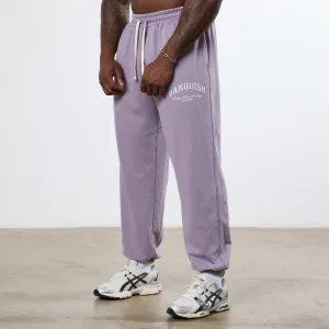 Vanquish Better Than Yesterday Washed Purple Oversized Sweatpants